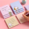 08ddb79ecd63459abaafe6380a8b1ce1-goods.webp 4pcs/set Rabbit Self-Adhesive Notebooks 80 Sheets