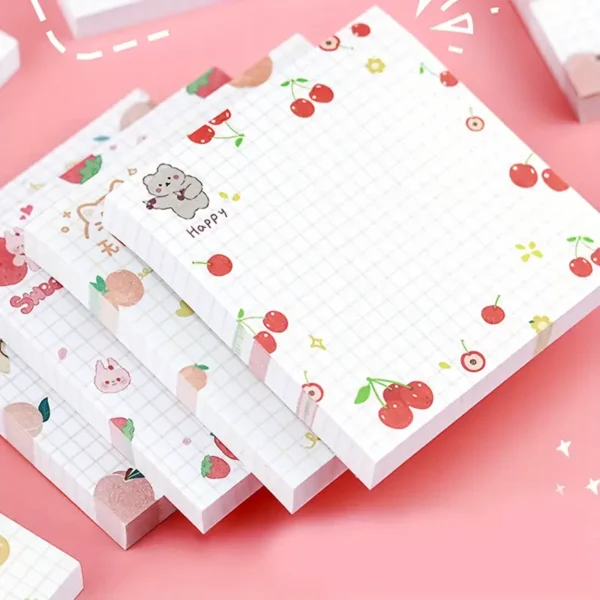 1239dffc-a1ec-466a-ba9d-44f042bcf47d.webp 4pcs/set Fruit Pattern Sticky Notes