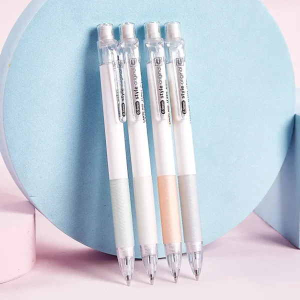 1722081148321-cc11f3311b2940639b3422fd7f9a7d66-goods.webp 4pcs 0.5mm Mechanical Pencils with Erasers