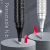 1727142815163-3c0c1337180441bc89583a622b6d18d2-goods.webp 2 Pencils/set Low Center of Gravity Metal Mechanical Pencil Set