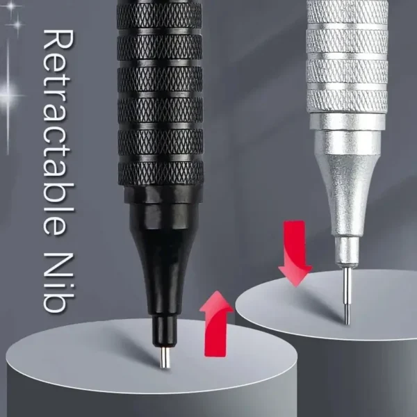 1727142815163-3c0c1337180441bc89583a622b6d18d2-goods.webp 2 Pencils/set Low Center of Gravity Metal Mechanical Pencil Set