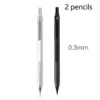 1727142818393-71447d7c59124f799c36afe233e316b2-goods.webp 2 Pencils/set Low Center of Gravity Metal Mechanical Pencil Set