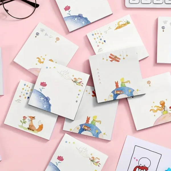 4f8fa696b03e1acd3740264492cd3119-1.webp 1pc, 50pages Sticky Notes, Cute Cartoon Note Pad
