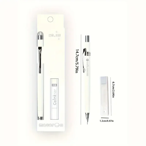b95d18b6-f8ee-4a18-80c8-d682da2d886c.webp HB 0.5mm Macaron Color Mechanical Pencil Set with Extra Lead