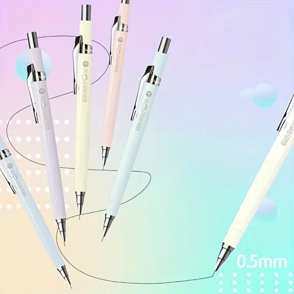 e6914838-572c-4727-a3e8-fc98ccce852e.webp HB 0.5mm Macaron Color Mechanical Pencil Set with Extra Lead