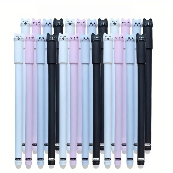 fed6b82dea6ea94b814524eb42a351d2_QeQjNn2mfR0BZ.webp 24 Pack Cat Themed Erasable Gel Pens